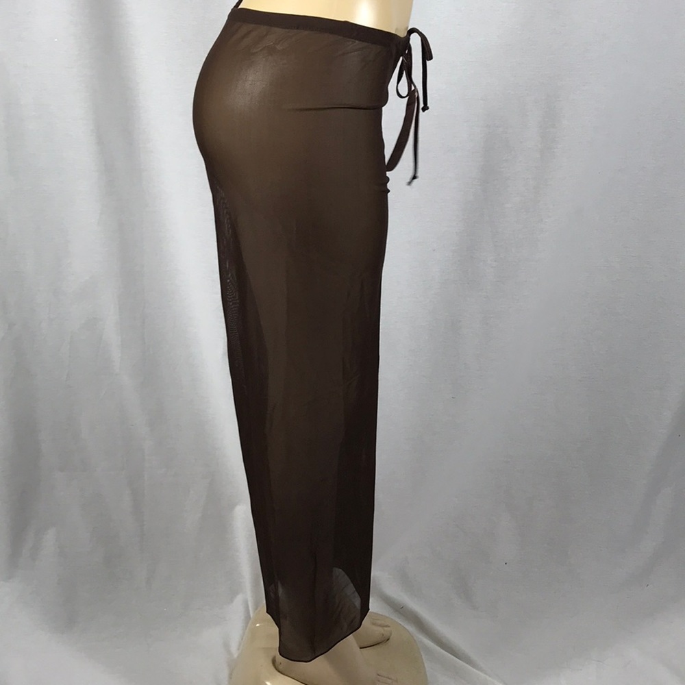 Zuliana mesh beach pants with string tie Made in USA NWT - Picture 3 of 4